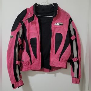 Nitro Racing Women's pink motorcycle jacket in small